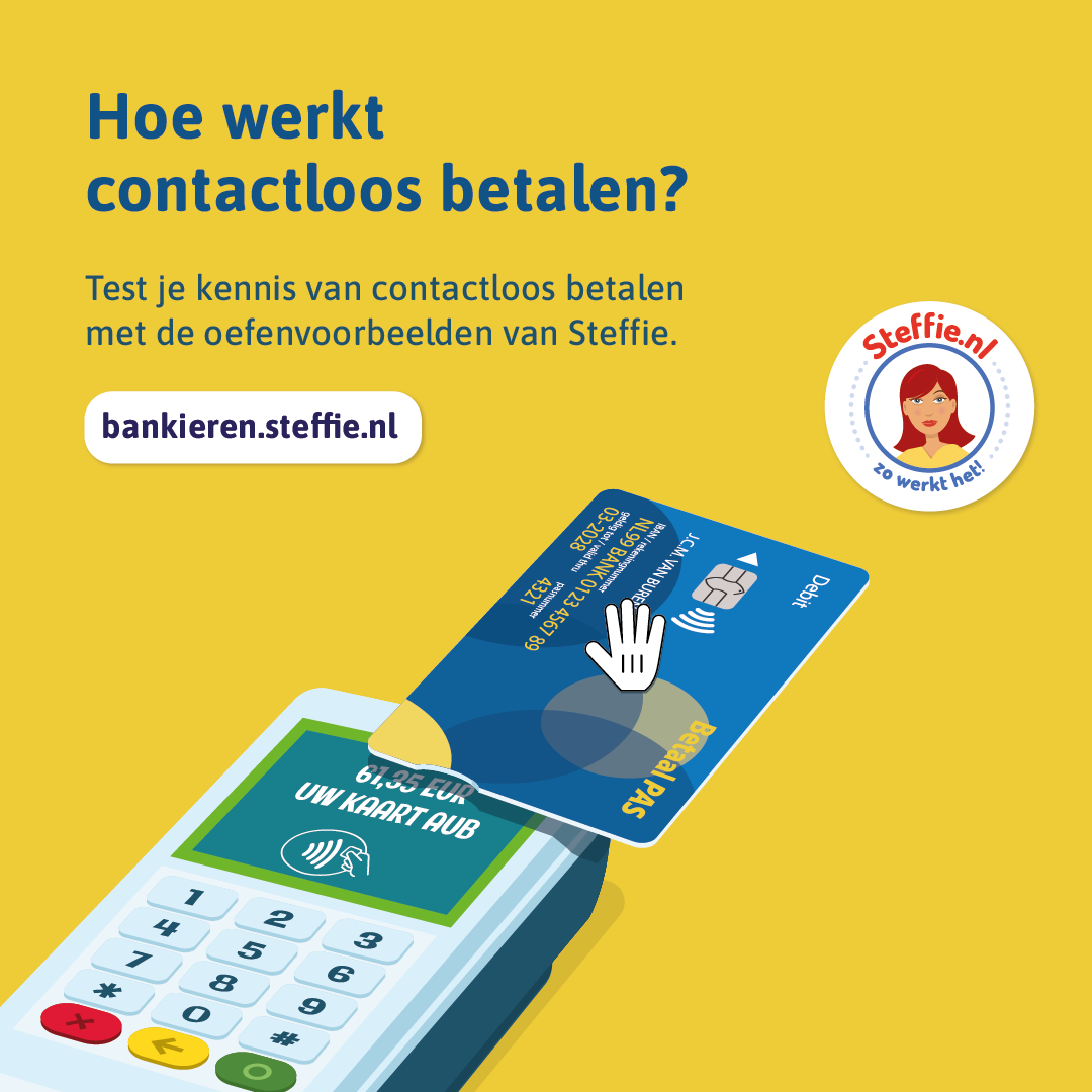 Oefenen met contactloos betalen